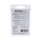 Флешка Exployd 570, 64 Гб, USB2.0, чт до 15 Мб/с, зап до 8 Мб/с, чёрная - фото 51303118 Флешка Exployd 570, 64 Гб, USB2.0, чт до 15 Мб/с, зап до 8 Мб/с, чёрная - фото 51303118