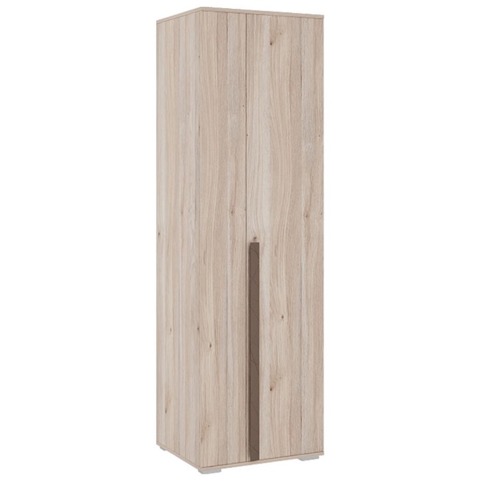 Шкаф двухдверный «Лайк 02.01», 620 × 550 × 2100 мм, цвет дуб мария / какао
