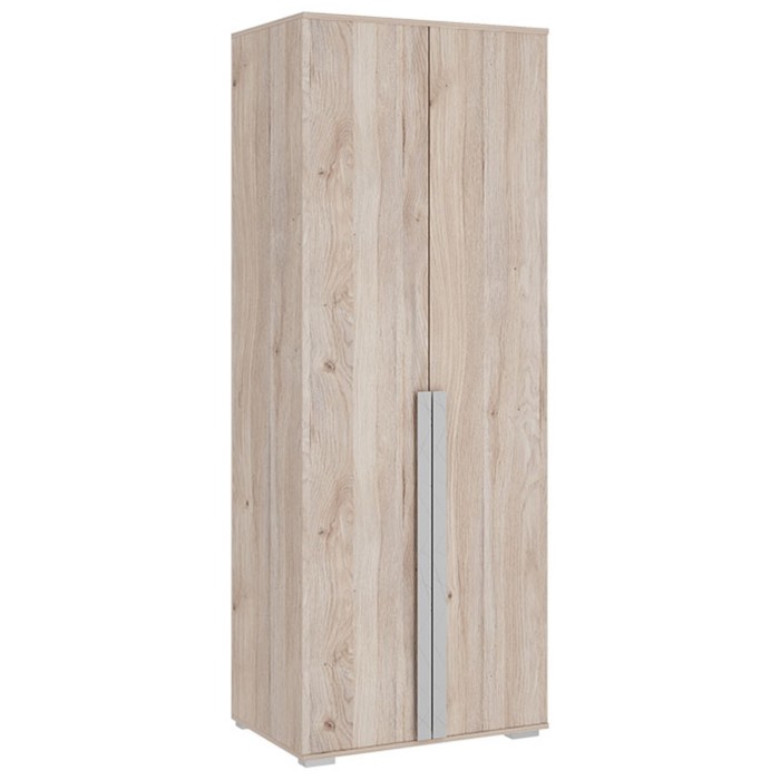 Шкаф двухдверный «Лайк 03.01», 800 × 550 × 2100 мм, цвет дуб мария / галька - фото 1907558139