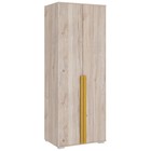 Шкаф двухдверный «Лайк 03.01», 800 × 550 × 2100 мм, цвет дуб мария / горчица - фото 294382341