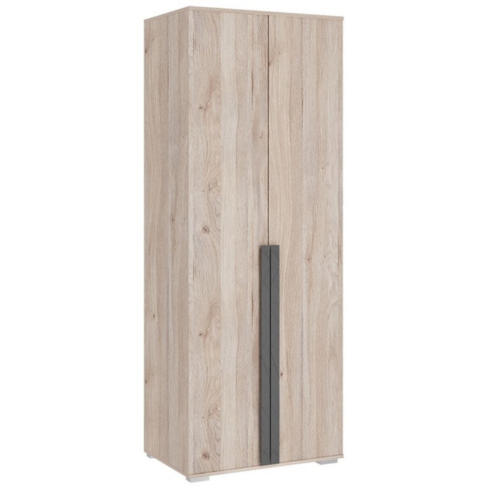 Шкаф двухдверный «Лайк 03.01», 800 × 550 × 2100 мм, цвет дуб мария / графит - фото 1907558151