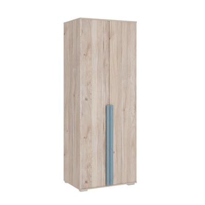 Шкаф двухдверный «Лайк 03.01», 800 × 550 × 2100 мм, цвет дуб мария / индиго