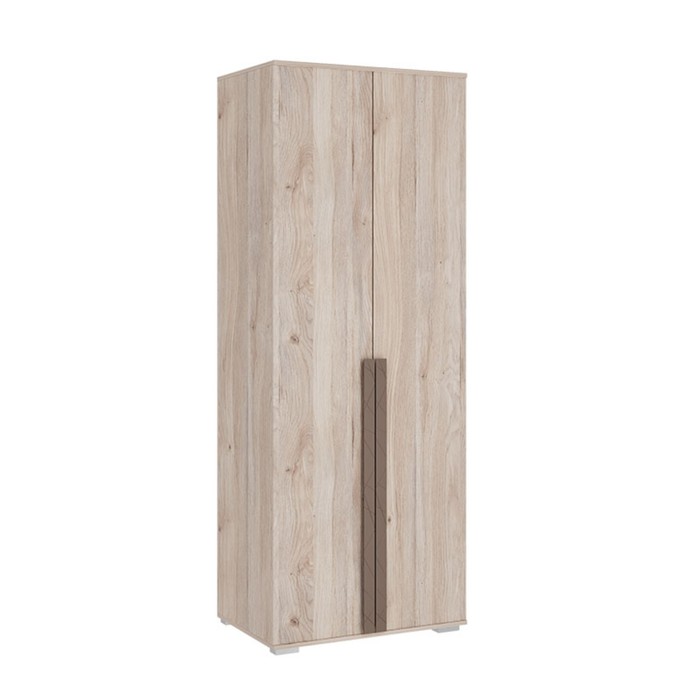 Шкаф двухдверный «Лайк 03.01», 800 × 550 × 2100 мм, цвет дуб мария / какао - фото 1907558169