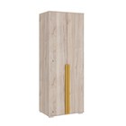 Шкаф двухдверный «Лайк 04.01», 800 × 550 × 2100 мм, цвет дуб мария / горчица - фото 109908798