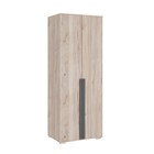 Шкаф двухдверный «Лайк 04.01», 800 × 550 × 2100 мм, цвет дуб мария / графит - фото 109908804