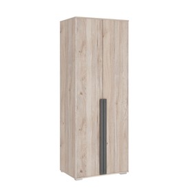 Шкаф двухдверный «Лайк 04.01», 800 × 550 × 2100 мм, цвет дуб мария / графит