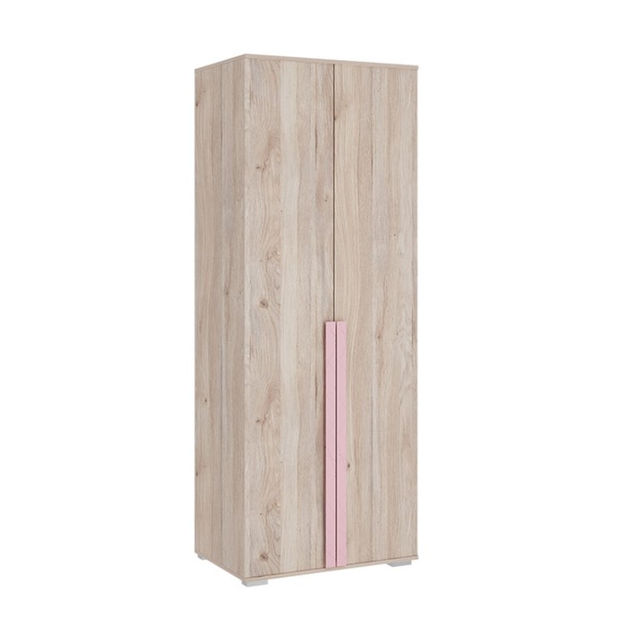 Шкаф двухдверный «Лайк 04.01», 800 × 550 × 2100 мм, цвет дуб мария / роуз