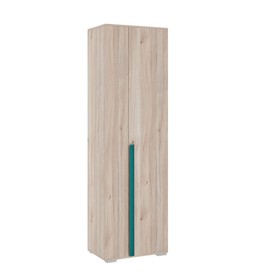 Шкаф двухдверный «Лайк 08.01», 620 × 420 × 2100 мм, цвет дуб мария / изумруд