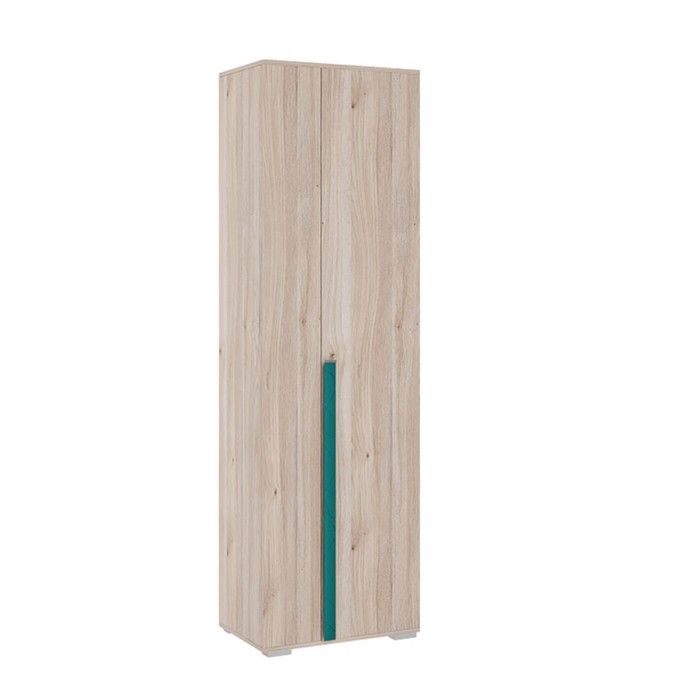 Шкаф двухдверный «Лайк 08.01», 620 × 420 × 2100 мм, цвет дуб мария / изумруд - фото 1907558250
