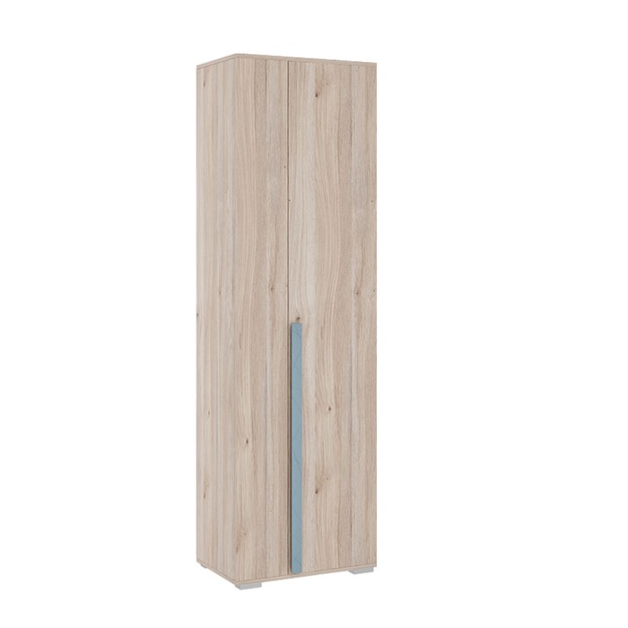 Шкаф двухдверный «Лайк 08.01», 620 × 420 × 2100 мм, цвет дуб мария / индиго - фото 1907558255