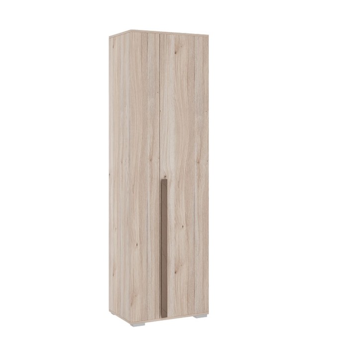 Шкаф двухдверный «Лайк 08.01», 620 × 420 × 2100 мм, цвет дуб мария / какао - фото 1907558260
