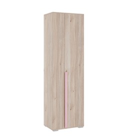 Шкаф двухдверный «Лайк 08.01», 620 × 420 × 2100 мм, цвет дуб мария / роуз