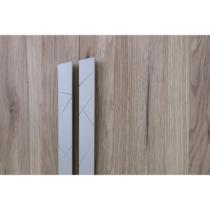 Шкаф двухдверный «Лайк 55.01», 800 × 550 × 2100 мм, цвет дуб мария / галька - фото 1907558276