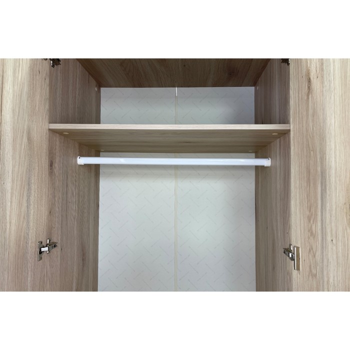 Шкаф двухдверный «Лайк 55.01», 800 × 550 × 2100 мм, цвет дуб мария / галька - фото 1907558279