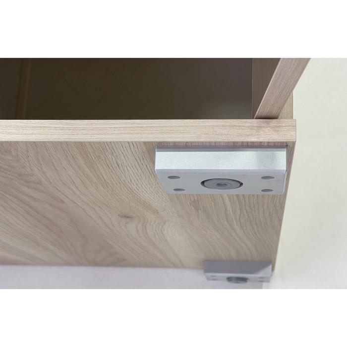 Шкаф двухдверный «Лайк 55.01», 800 × 550 × 2100 мм, цвет дуб мария / галька - фото 1907558282
