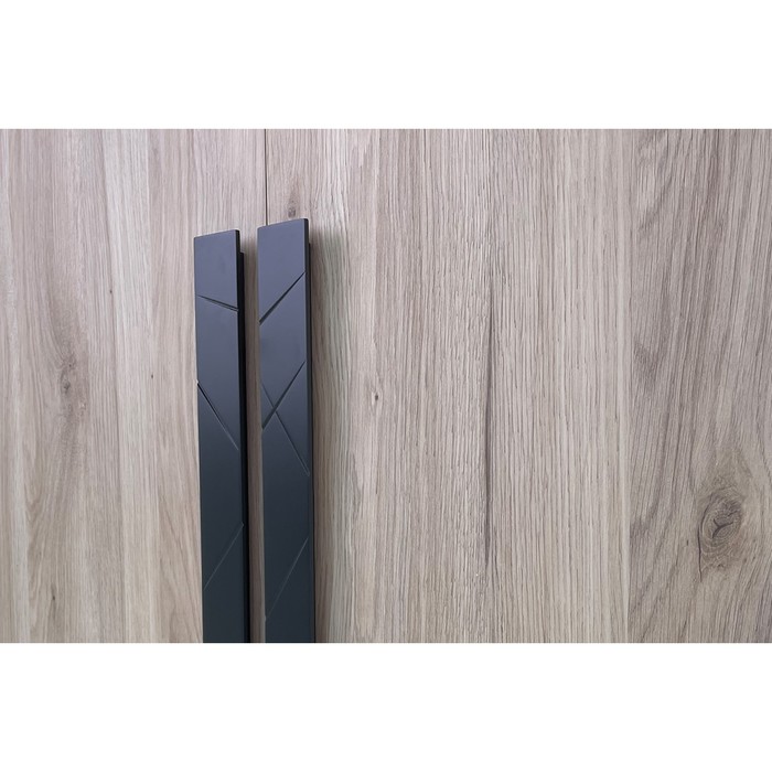 Шкаф двухдверный «Лайк 55.01», 800 × 550 × 2100 мм, цвет дуб мария / графит - фото 1907558292