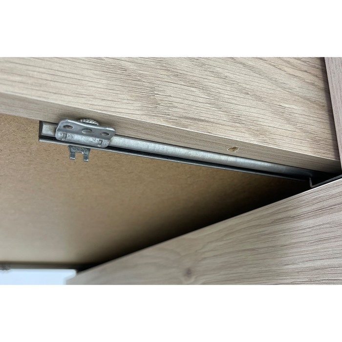 Шкаф двухдверный «Лайк 55.01», 800 × 550 × 2100 мм, цвет дуб мария / графит - фото 1907558297