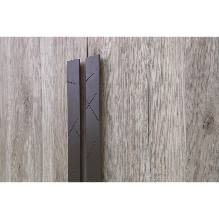 Шкаф двухдверный «Лайк 55.01», 800 × 550 × 2100 мм, цвет дуб мария / какао - фото 1907558316