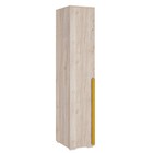 Шкаф однодверный «Лайк 01.01», 400 × 550 × 2100 мм, цвет дуб мария / горчица - фото 294382538