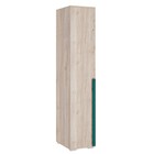 Шкаф однодверный «Лайк 01.01», 400 × 550 × 2100 мм, цвет дуб мария / изумруд - фото 109908953