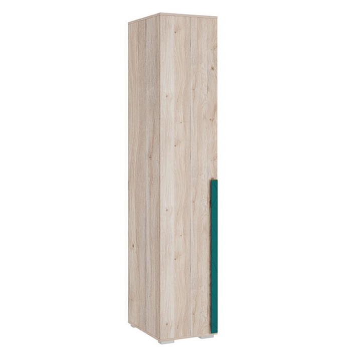 Шкаф однодверный «Лайк 01.01», 400 × 550 × 2100 мм, цвет дуб мария / изумруд - фото 1926534011