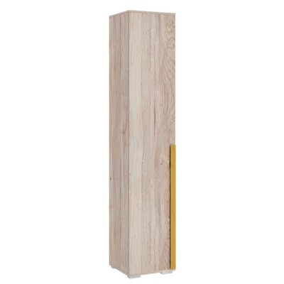 Шкаф однодверный «Лайк 07.01», 400 × 420 × 2100 мм, цвет дуб мария / горчица