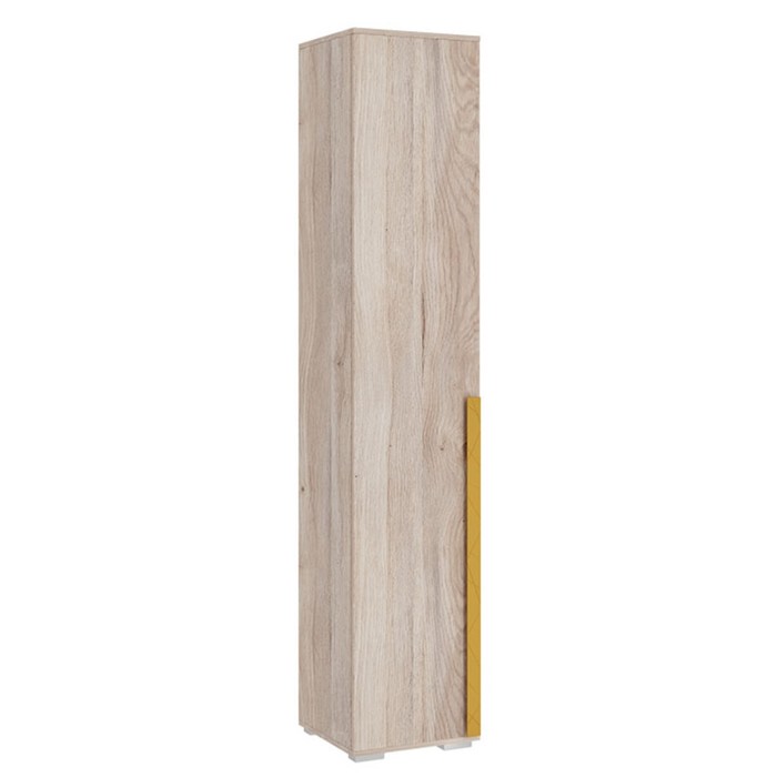 Шкаф однодверный «Лайк 07.01», 400 × 420 × 2100 мм, цвет дуб мария / горчица