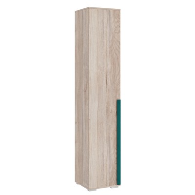 Шкаф однодверный «Лайк 07.01», 400 × 420 × 2100 мм, цвет дуб мария / изумруд