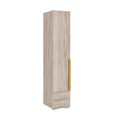 Шкаф однодверный «Лайк 54.01», 400 × 550 × 2100 мм, цвет дуб мария / горчица