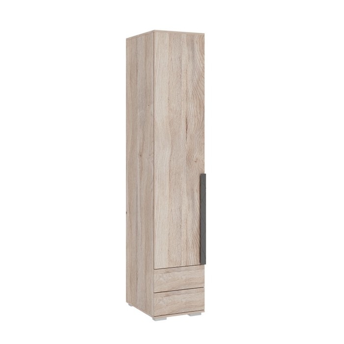 Шкаф однодверный «Лайк 54.01», 400 × 550 × 2100 мм, цвет дуб мария / графит