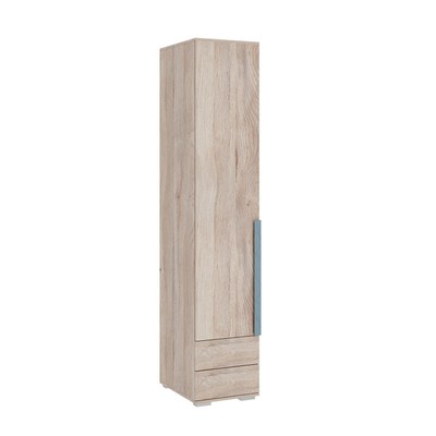 Шкаф однодверный «Лайк 54.01», 400 × 550 × 2100 мм, цвет дуб мария / индиго