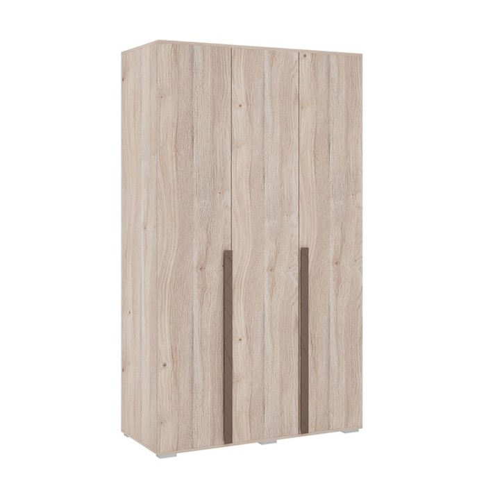 Шкаф трёхдверный «Лайк 05.01», 1200 × 550 × 2100 мм, цвет дуб мария / какао
