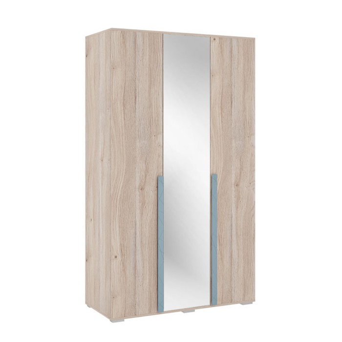 Шкаф трёхдверный «Лайк 05.02», 1200 × 550 × 2100 мм, цвет дуб мария / индиго
