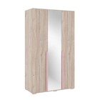 Шкаф трёхдверный «Лайк 05.02», 1200 × 550 × 2100 мм, цвет дуб мария / роуз - фото 109909144