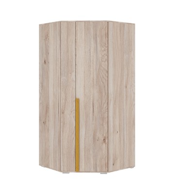 Шкаф угловой «Лайк 06.01», 980 × 980 × 2100 мм, цвет дуб мария / горчица