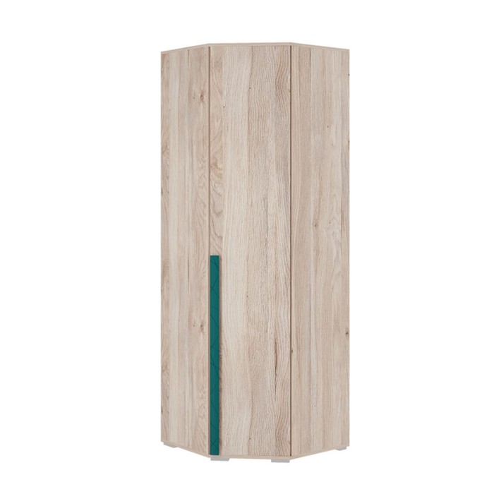 Шкаф угловой «Лайк 09.01», 700 × 700 × 2100 мм, цвет дуб мария / изумруд