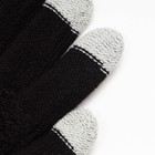 Перчатки женские для сенсорных экранов, цвет чёрный, размер 7-8 (18-20) - Фото 3