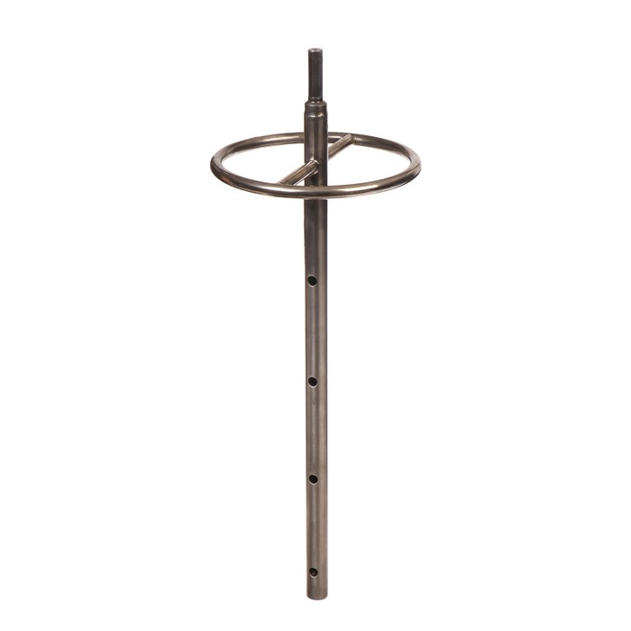 Адаптер «ЯМАН» под шуруповерт, с кругом, d=19 мм, для ледобуров HELIOS и ЛР, нержавеющая сталь - Фото 1