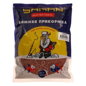 Прикормка Yaman Winter Taste зимняя, мотыль, цвет красный, 700 г 9316826