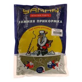 Прикормка Yaman Winter Taste Карась зимняя, конопля, цвет зелёный, 700 г 9316828