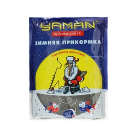 Прикормка Yaman Winter Taste Плотва зимняя, кокос, цвет чёрный, 700 г 9316834