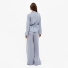 Комплект женский (жакет, брюки) MINAKU: Silk pleasure цвет серо-голубой, р-р 46 7985298