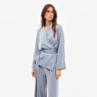 Комплект женский (жакет, брюки) MINAKU: Silk pleasure цвет серо-голубой, р-р 46 7985298