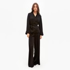 Костюм женский (жакет, брюки) MINAKU: Silk pleasure цвет чёрный, размер 46 - фото 10053635