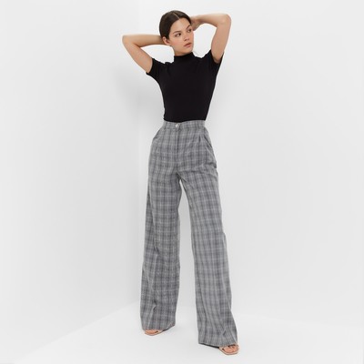 Брюки женские MINAKU: Classic, серые, размер 46