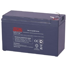 Батарея для ИБП Powercom PM-12-7,2, 12 В, 7,2 Ач