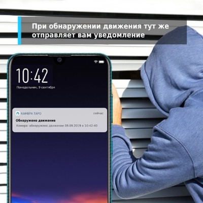 Камера видеонаблюдения IP TP-Link Tapo C110 3.3-3.3 мм, цветная