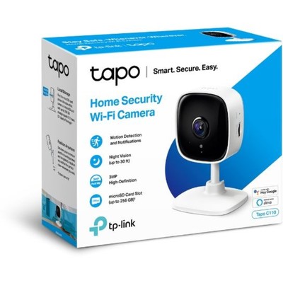 Камера видеонаблюдения IP TP-Link Tapo C110 3.3-3.3 мм, цветная