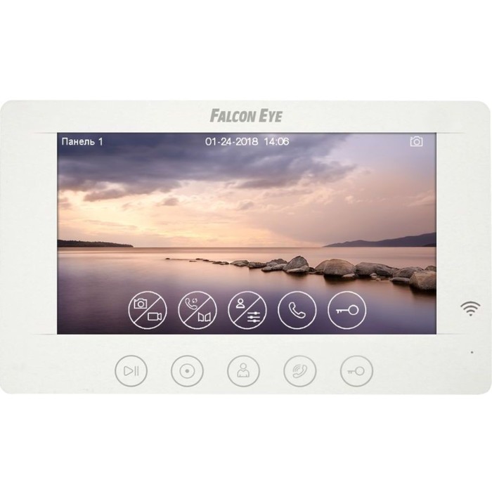 Видеодомофон Falcon Eye Cosmo HD Wi-Fi, белый