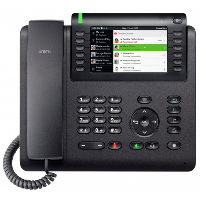 Телефон SIP Unify OpenScape Desk Phone CP700X, чёрный